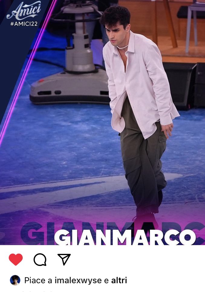 ILEANDMARY's tweet photo. Alex ha messo mi piace a questo post🥹❤️
#Alex #alexwyse #AMICI22 https://t.co/4IgnNb6Qbe