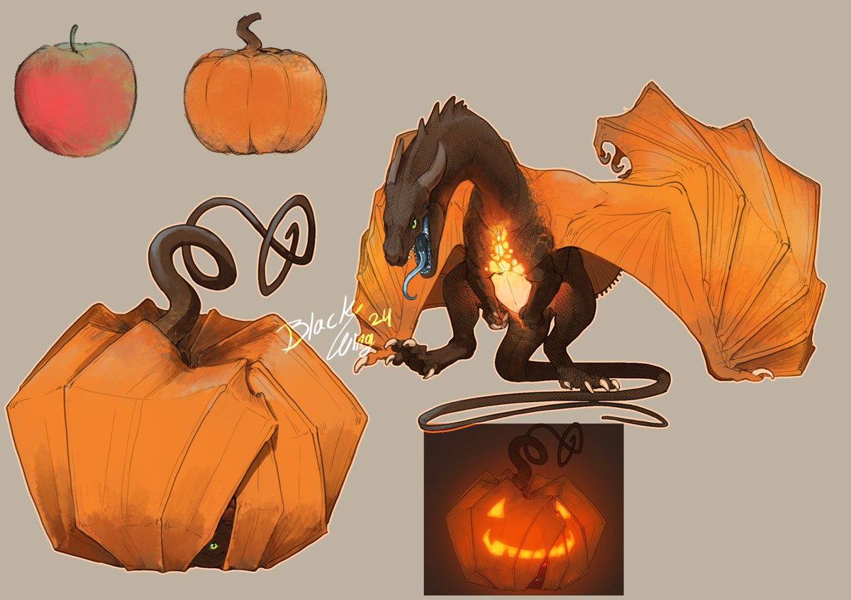 Halloween is coming and so i made this little mimic dragon for @Isvoc_art hope you all is having a good time