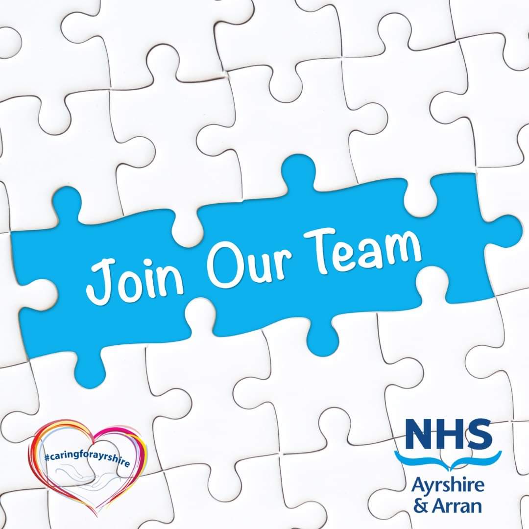 We are recruiting an Engagement Officer to identify innovative and creative ways of engaging with our citizens, communities and staff to support our Caring for Ayrshire programme. For more detailed information please go to: apply.jobs.scot.nhs.uk/displayjob.asp… Job closes on 21 October 2022.