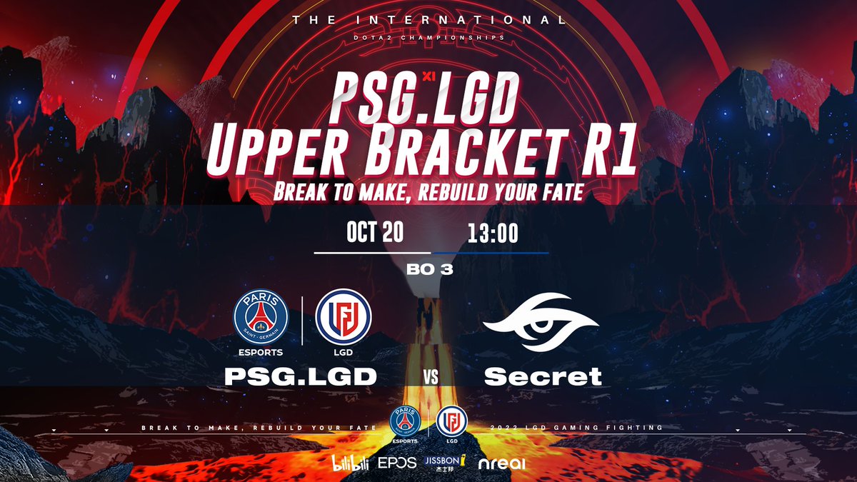 #DOTA2 #PSGLGD #TI11 ⏰Upper Bracket R1 Oct 20th 1PM PSG.LGD vs Secret （UTC+8）