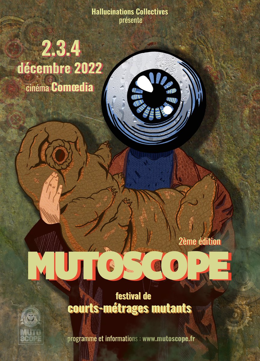 MutoscopeFest's tweet photo. LE FESTIVAL LE MOINS ACTIF DU MONDE SUR TWITTER EST DE RETOUR !

Mutoscope // 2ème édition
2,3,4 décembre 2022 // cinéma Comoedia
Bonne humeur et bourre-pifs cinématographiques https://t.co/Vx8sEvObAx