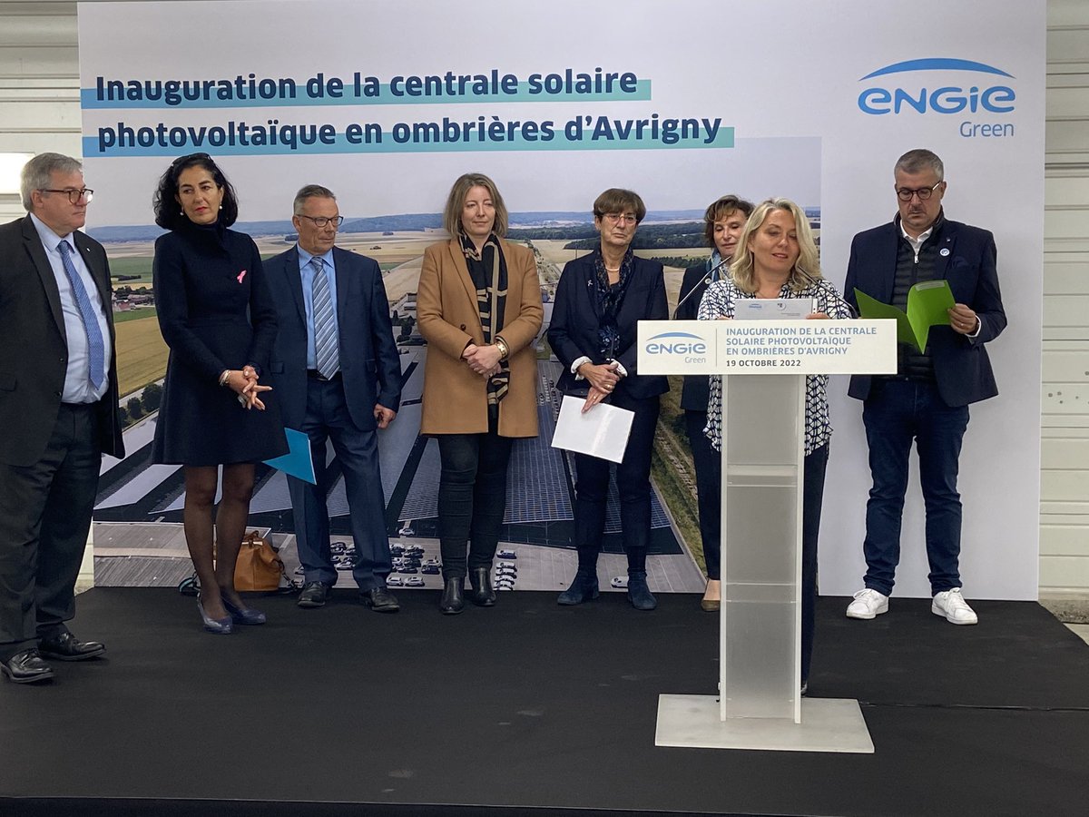 DL (@diwuyl) on Twitter photo 📣EN DIRECT📣
➡️<a href="/ENGIEgroup/">ENGIE</a> est présent à l’inauguration de la centrale photovoltaïque du groupe Cat d’#Avrigny.
Il s’agit de la première centrale ombrières <a href="/ENGIEGreen/">ENGIE Green</a> dans l’#Oise et de la region <a href="/hautsdefrance/">Région Hauts-de-France</a>
☀️Ce parc de 27 MWC permet d économiser 6650 t de CO2 par an ! 📣EN DIRECT📣
➡️<a href="/ENGIEgroup/">ENGIE</a> est présent à l’inauguration de la centrale photovoltaïque du groupe Cat d’#Avrigny.
Il s’agit de la première centrale ombrières <a href="/ENGIEGreen/">ENGIE Green</a> dans l’#Oise et de la region <a href="/hautsdefrance/">Région Hauts-de-France</a>
☀️Ce parc de 27 MWC permet d économiser 6650 t de CO2 par an !