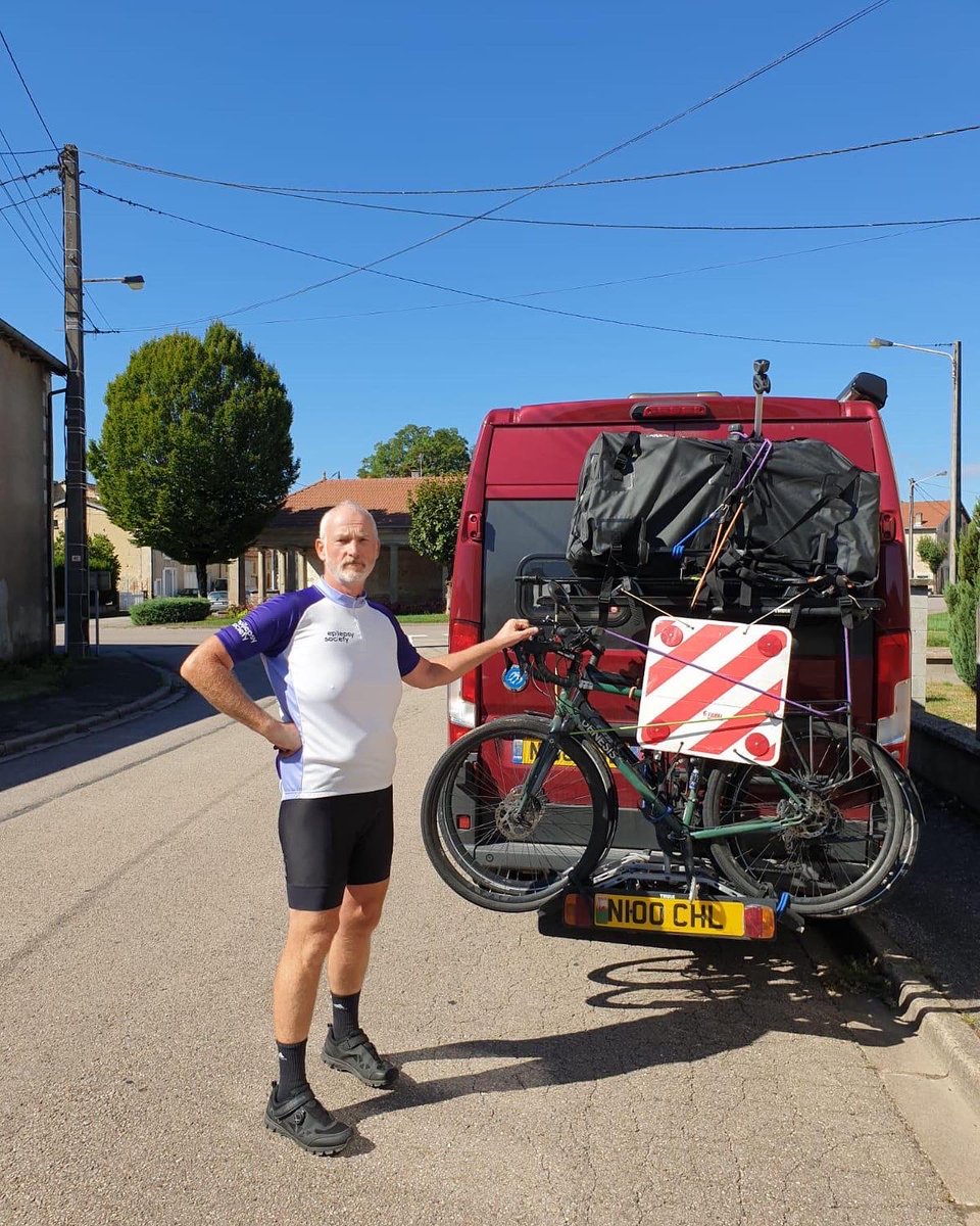 Gearoid Hunt is completing a massive 4,000km journey, cycling from Skagen, Denmark to Taifa, Spain. Already raising an incredible £1,620, he wants to reach £5,000 before the end of his challenge!⭐ All in support of his grandson with epilepsy💜Donate here:bit.ly/3yUzYpk