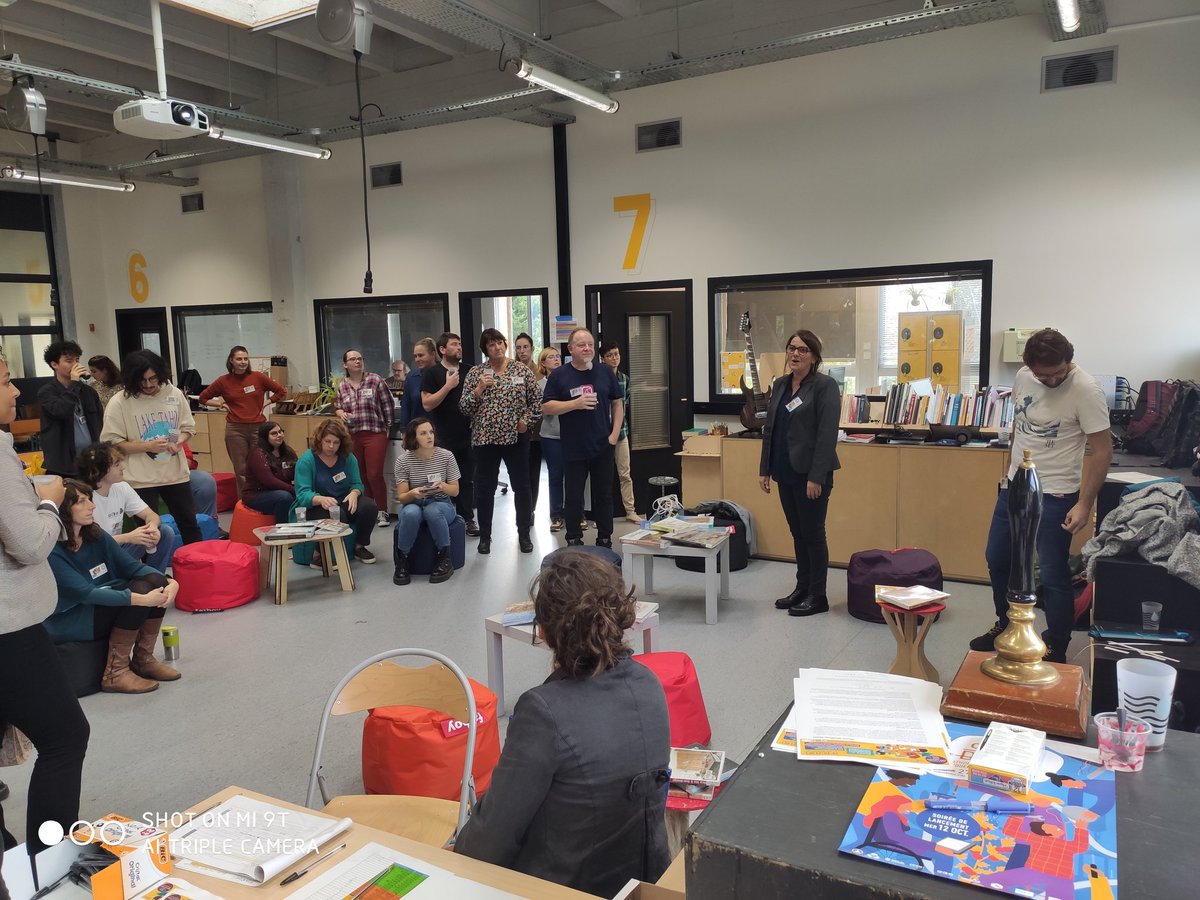 C'est parti pour 3 jours de marathon créatif avec le #MedNumRemix à l'UBO #Openfactory de #Brest !