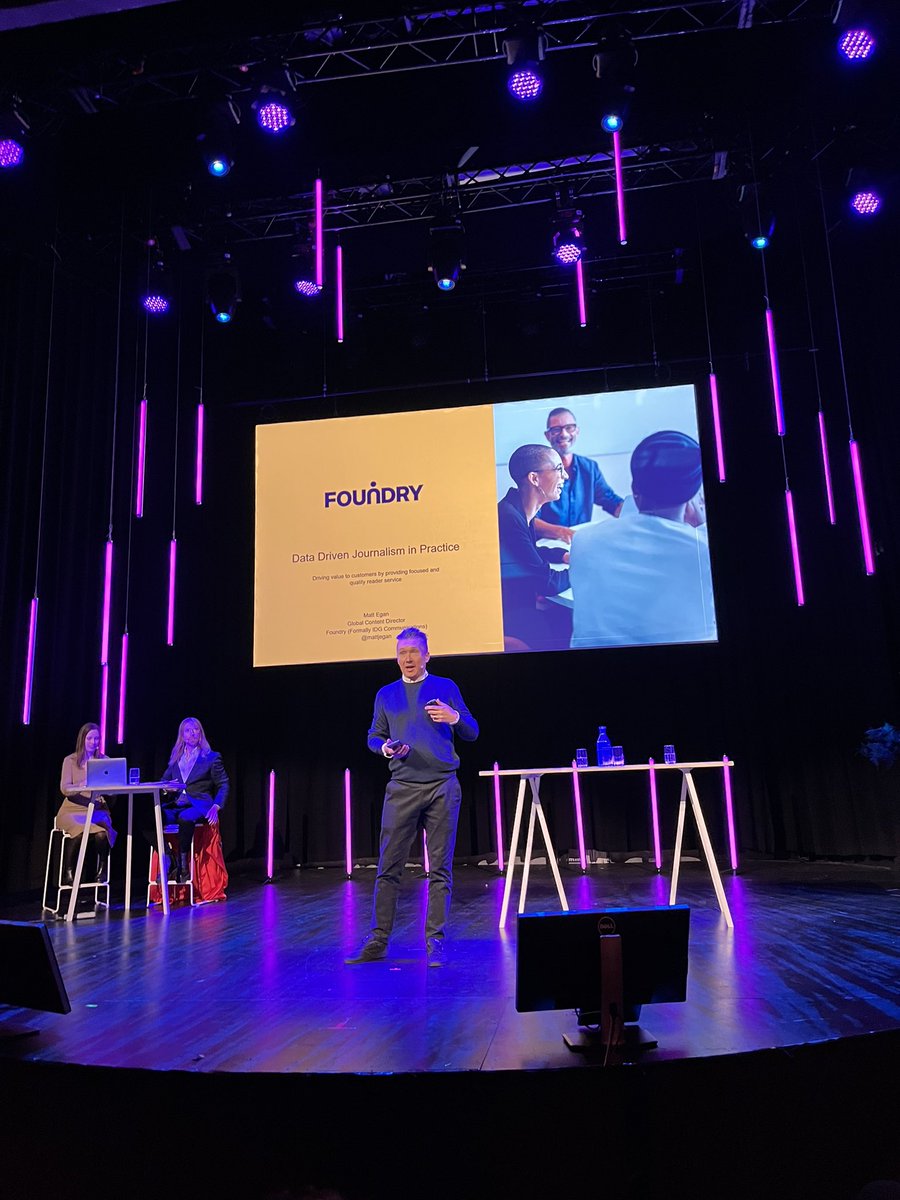 SvTidskrifter's tweet photo. Matt Egan, Global Editorial Director, Foundry (fd IDG) berättar om hur man bedriver datadrivet innehållsarbete i praktiken #tidskriftsdagen #tidskrifter https://t.co/1pmjbbtHBQ