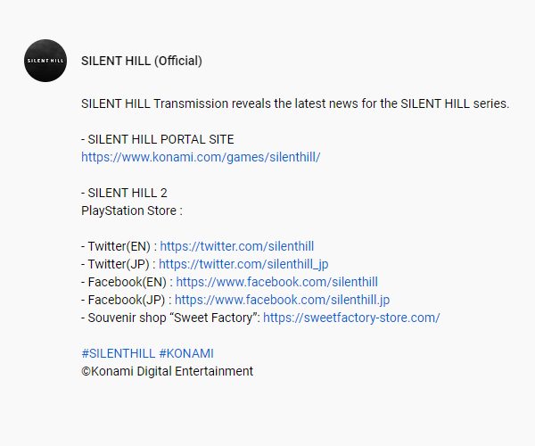 @Zuby_Tech on Twitter: "Silent Hiil Livestream Leaks:"