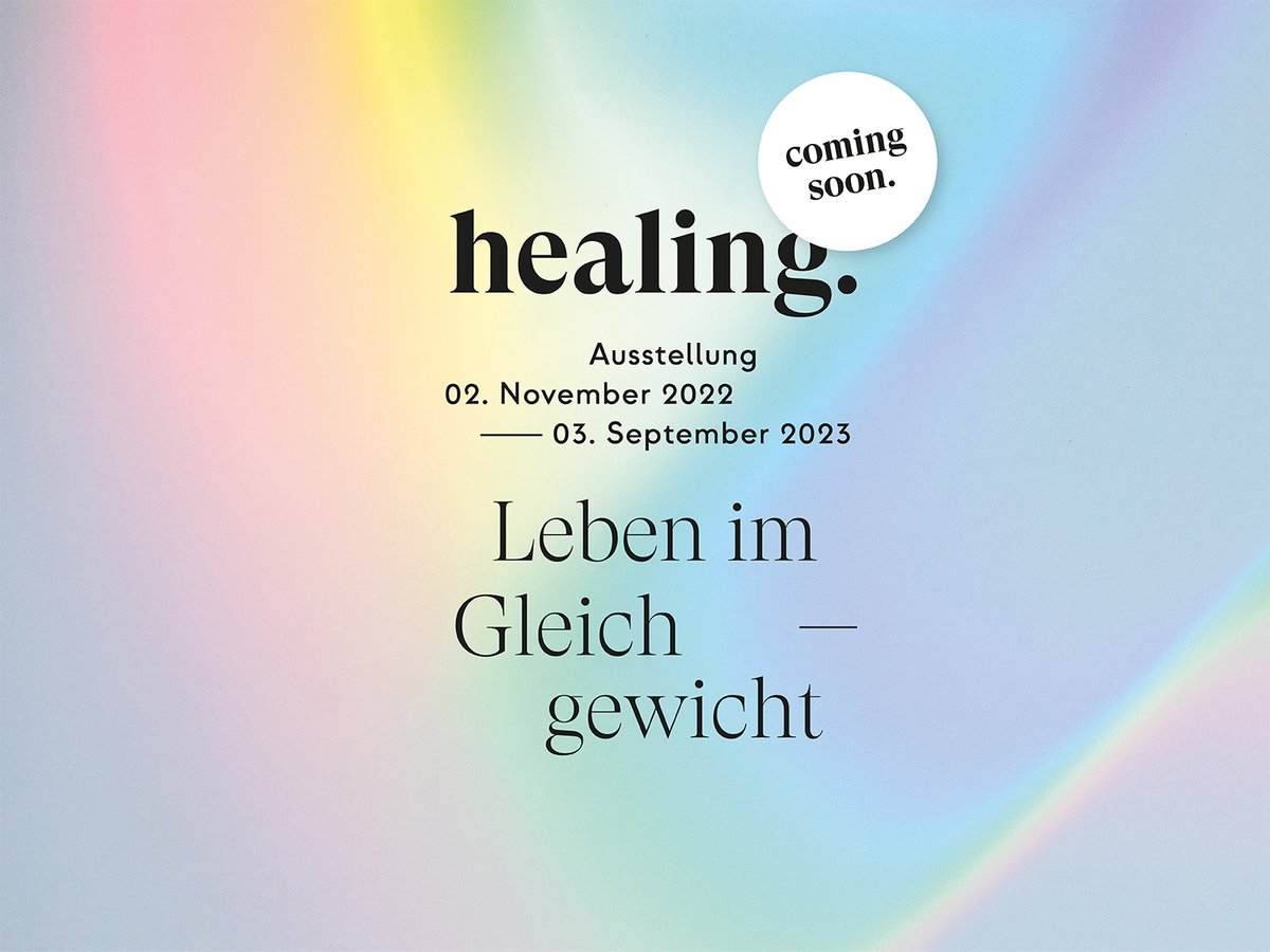 Wir freuen uns, Euch zur Eröffnung unserer neuen Ausstellung "healing. Leben im Gleichgewicht" am 2. November um 19 Uhr einzuladen. Mehr zur Ausstellung findet Ihr hier: 

weltkulturenmuseum.de/de/ausstellung…