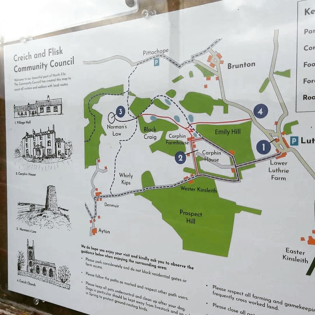 LuthrieG's tweet photo. There's now a lovely map in Luthrie Hall notice board for anyone wanting to explore the local area. Thanks goes to the community council!

See the Luthrie Hall social media for more details

#Fife #Luthrie #activefife #fifewalks #fifewalking #normanslaw #outdoorsfife https://t.co/sMhw3i8mLl