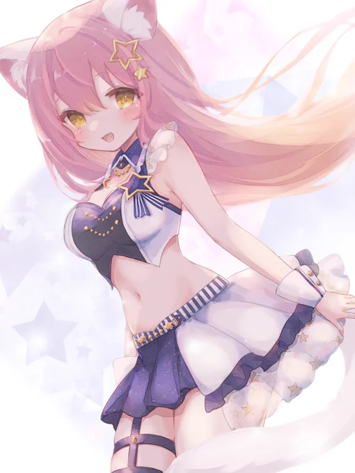 #あなたのぴんく色の作品を見せてくださいいっぱい描いてた 