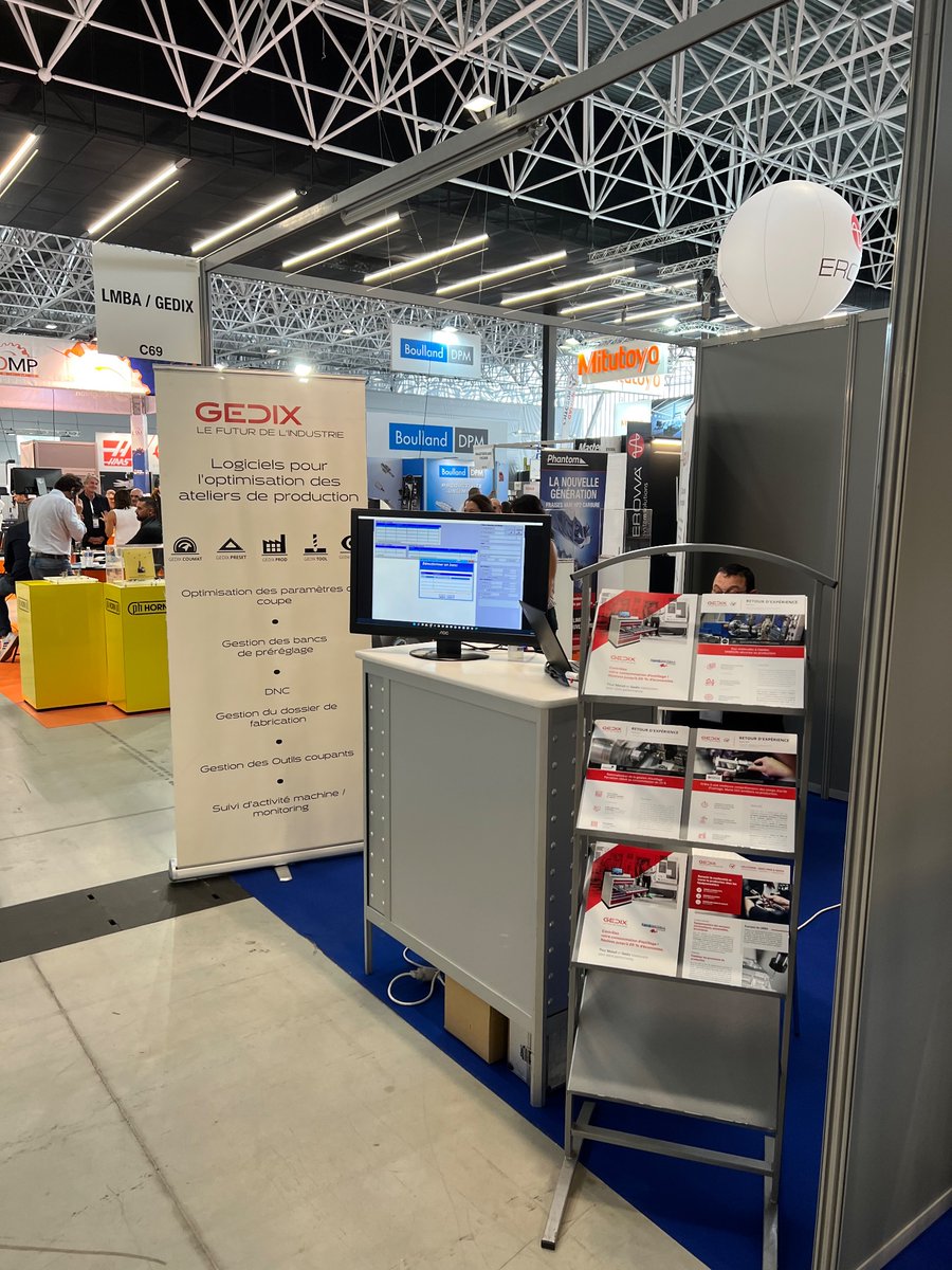 GEDIX_Software's tweet image. Et hop on continue le @SalonSiane 2022 ! 🛫🏭💻😎