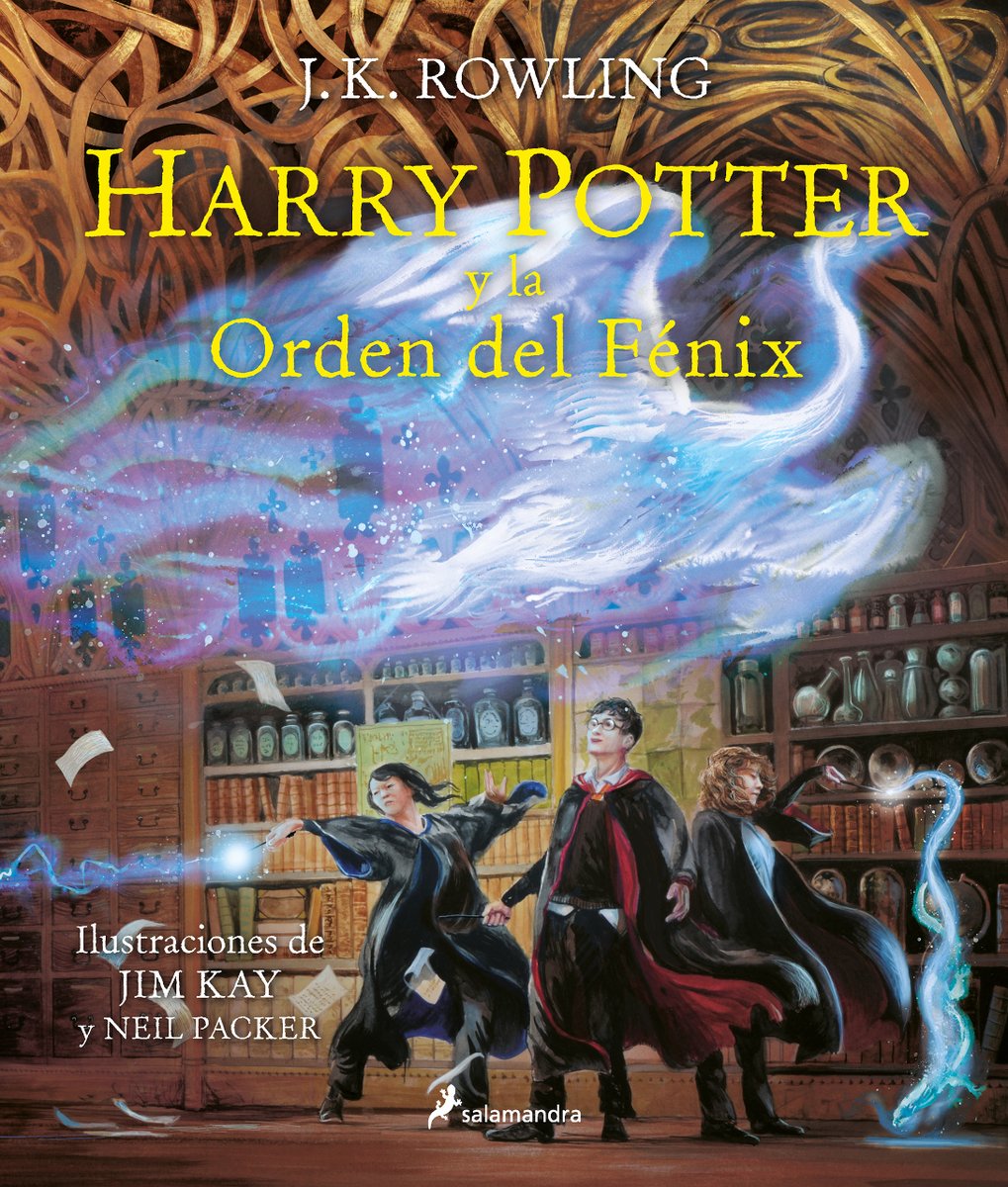 SalamandraEd's tweet photo. ❤️ Por fin podemos anunciar que el 17 de NOVIEMBRE se publica esta extraordinaria edición
💚 Ilustrada por Jim Kay con la colaboración de Neil Packer
💙 Del quinto libro de la serie de #HarryPotter
💛 Con el texto original completo e íntegro
El libro 👉 https://t.co/3wCwN0ZI2j https://t.co/3AmWCHWtql