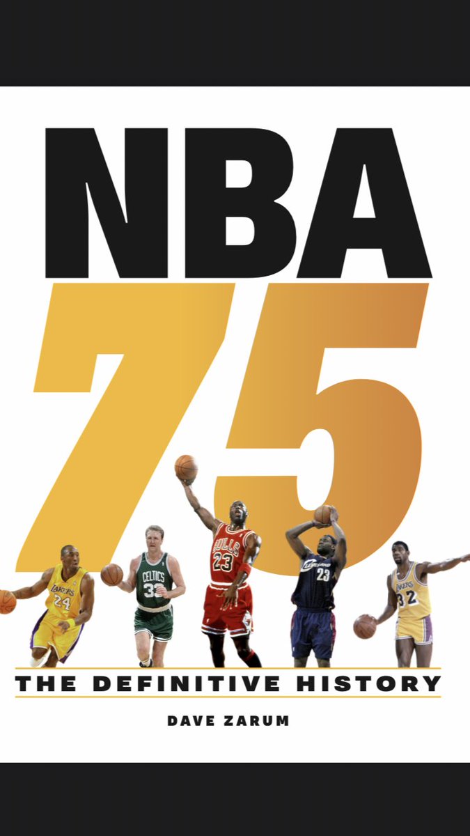 DaveZarum's tweet photo. A completely updated version of my book, NBA 75: The Definitive History, goes on sale later this fall in North America and abroad, ft. new chapters and art. Tell your friends! 

https://t.co/GHkc8rH1CW https://t.co/VG2Wq3WgLP