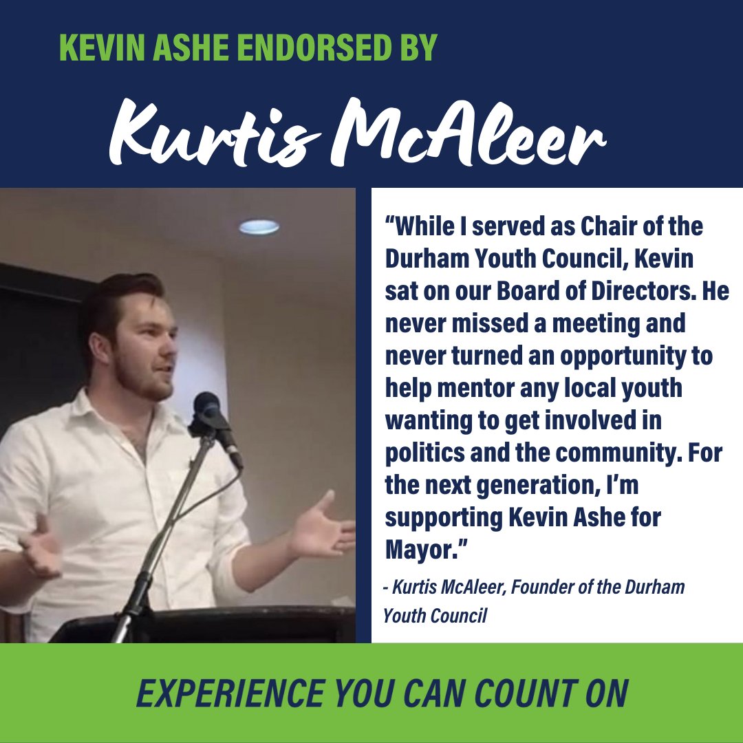 KevinAshe4Mayor's tweet photo. Thank you, Kurtis!

#CountOnKevin #KevinAsheForMayor #mayor #pickering https://t.co/BQqbrobhNh
