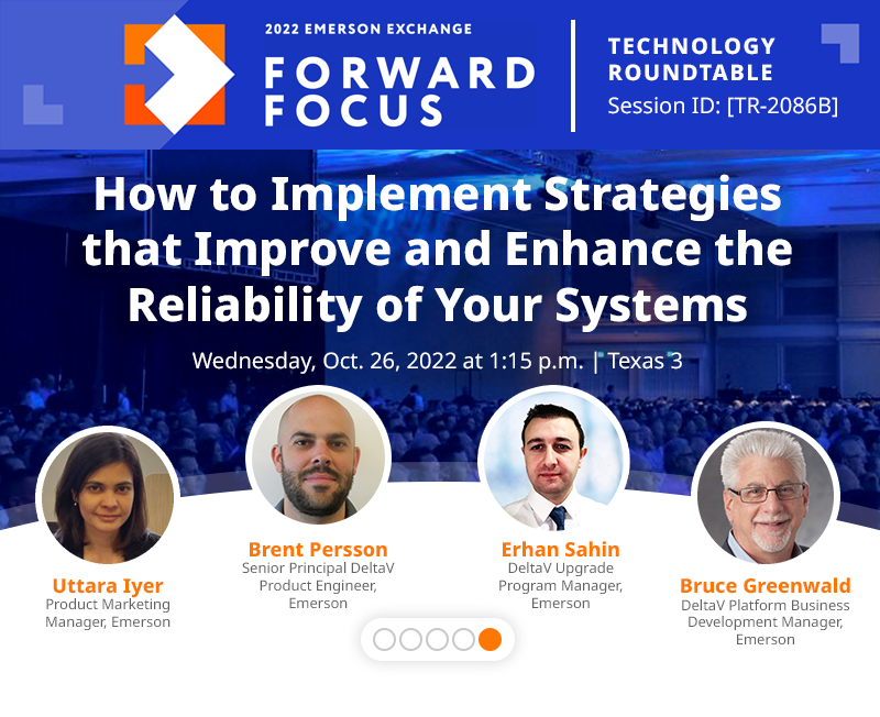 AMSReliability's tweet photo. Attend Emerson Exchange to hear experts share strategies that will improve and enhance the reliability of your systems. #reliability #EMREX https://t.co/dGjZ7P1Z9N https://t.co/gVqxrlTQ6E