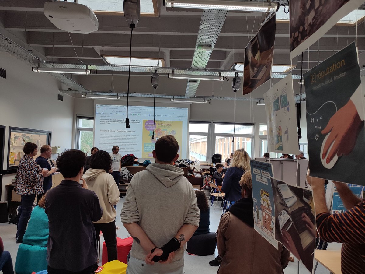 Lancement du #MednumRemix @UBO_OpenFactory pour imaginer, améliorer l accès aux droits des habitant.e.s. et permettre des usages émancipateur du numérique #Brest @BrestFr <a href="/TiLabBretagne/">Ti Lab</a> <a href="/Collporterre/">Collporterre</a>