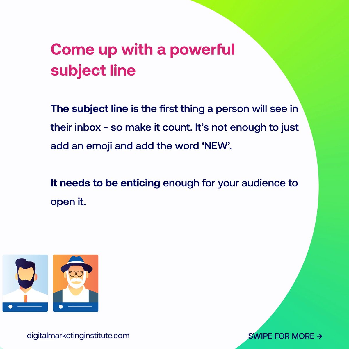 dmigroup's tweet image. There’s no doubt that email marketing is a powerful tool for any marketer. So how do you write a good marketing email that appeals to customers? 

bit.ly/3dQO4Rf 

#emailmarketing #DigitalMarketing