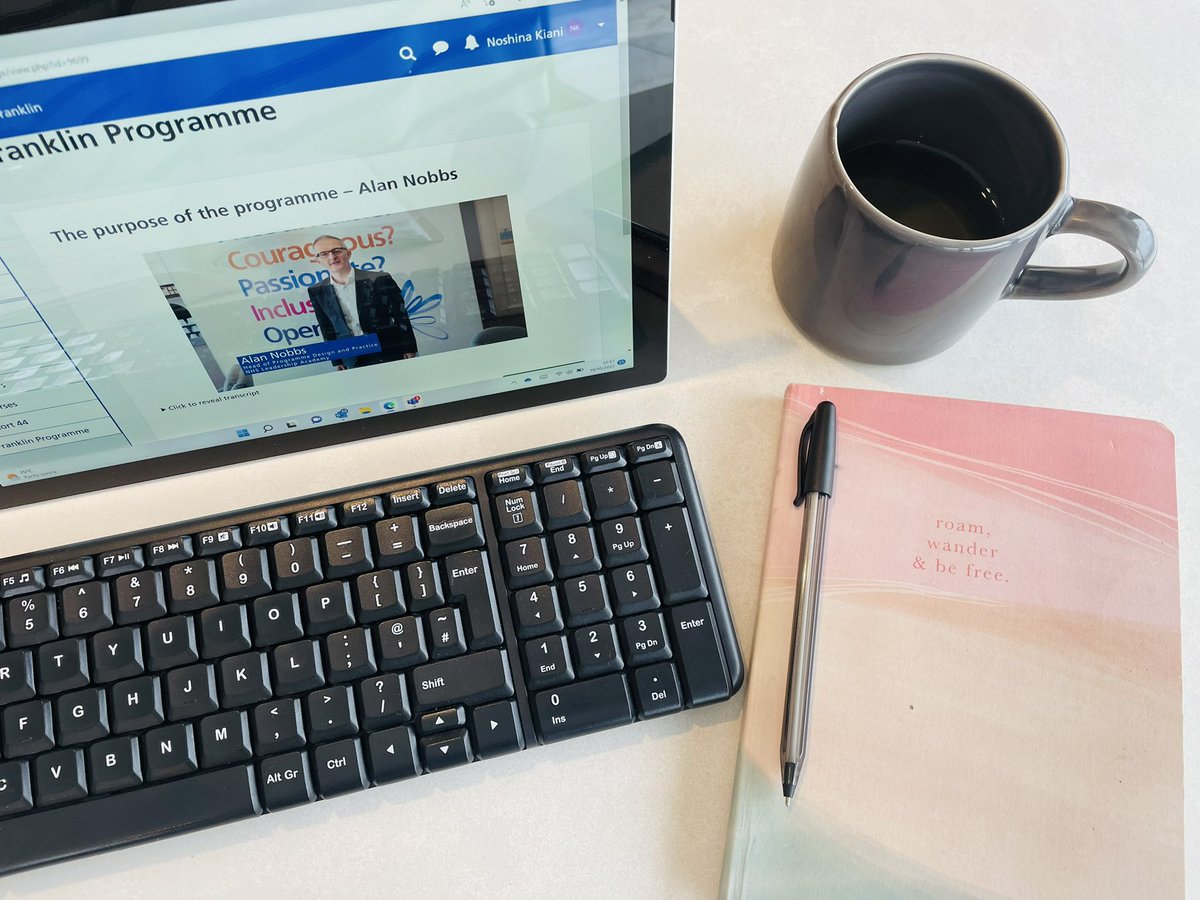 NoshinaKiani's tweet photo. #bittersweet starting @NHSLeadership #FranklinProgramme and the opening video being of @Alannobbs ❤️#gonebutnotforgotten https://t.co/5Hg4TjMD3c