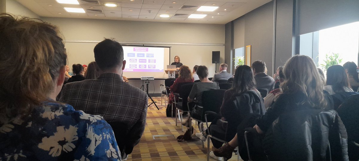 Over to <a href="/JessDocksey/">Jess 💛 (She/Her)</a> leading the breakout session on reducing workforce inequalities #GMCC22