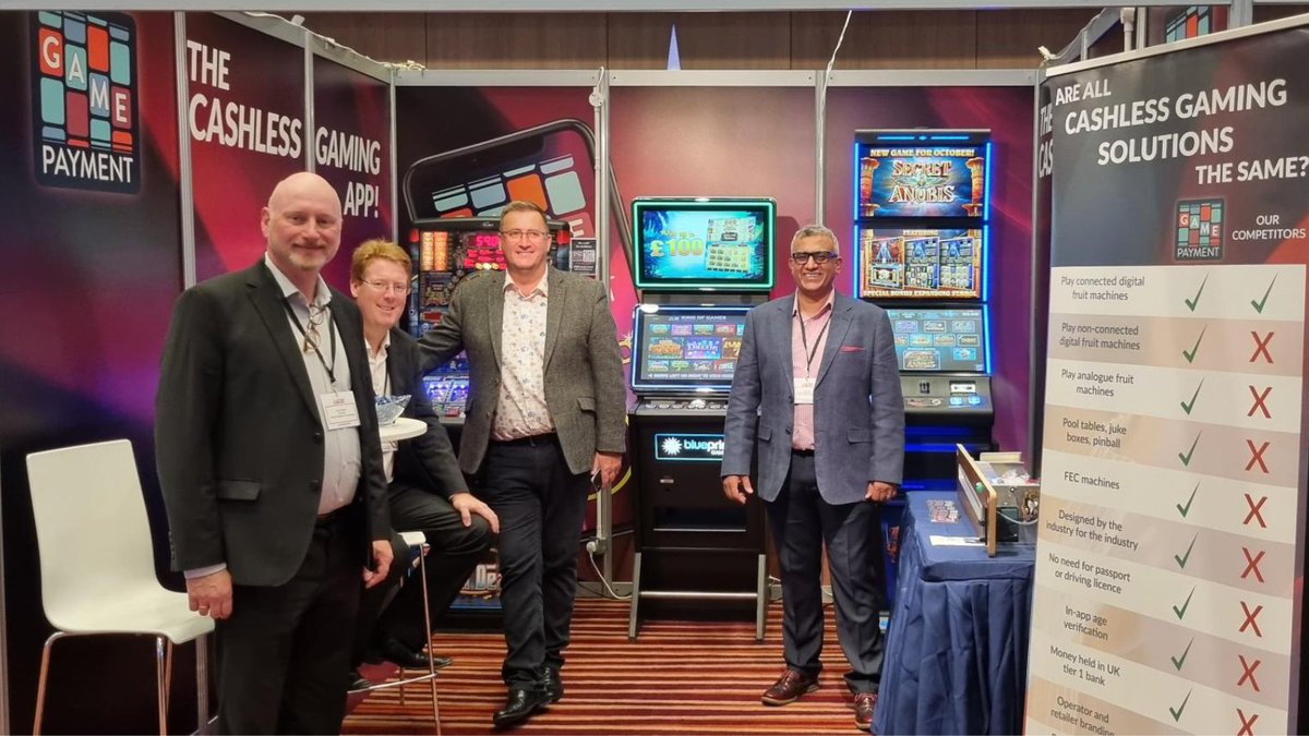 gamepaymenttech's tweet photo. Paul Deed, GPT director: “The excitement at this year’s ACOS is around the rich array of data that the #GamePayment solution provides.” Join us on stand 6 at the #ACOS2022 show today to discuss how you can harness this data for your business! #cashless #payments #gaming https://t.co/kVlMASr163