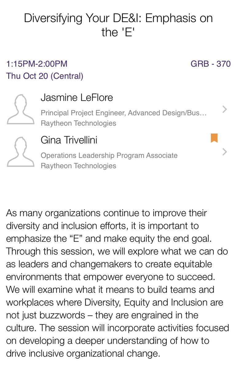 SWE_NY's tweet photo. Don’t forget to add SWE NY President Gina’s talk to your schedules! #WE22 https://t.co/FKCCwN5GEM