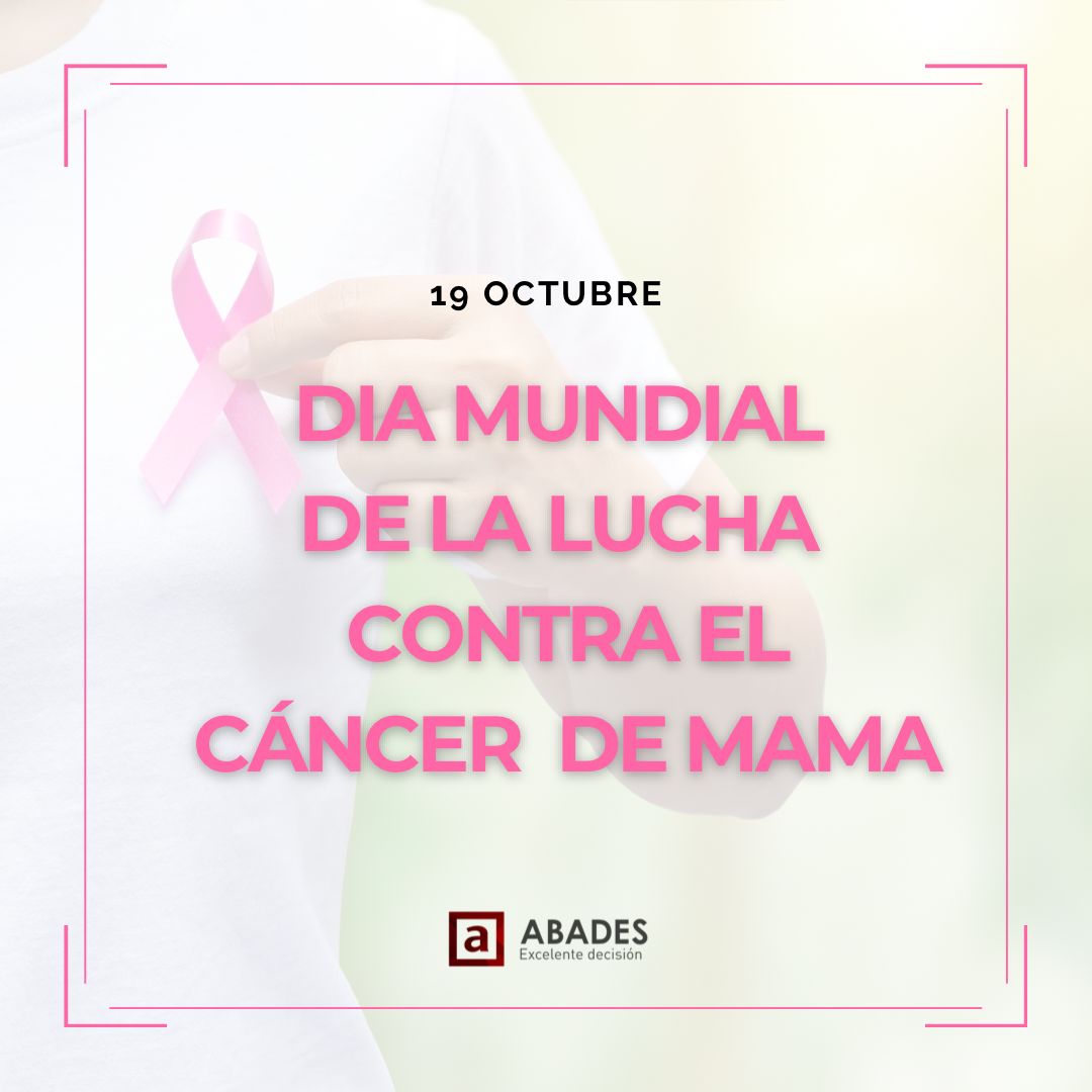 Hoy es el #DiaMundialDeLaLuchaContraElCancerDeMama. 

Desde 𝐆𝐫𝐮𝐩𝐨 𝐀𝐛𝐚𝐝𝐞𝐬 nos sumamos al rosa para apoyar y recordar a todas esas mujeres que luchan cada año contra esta enfermedad.