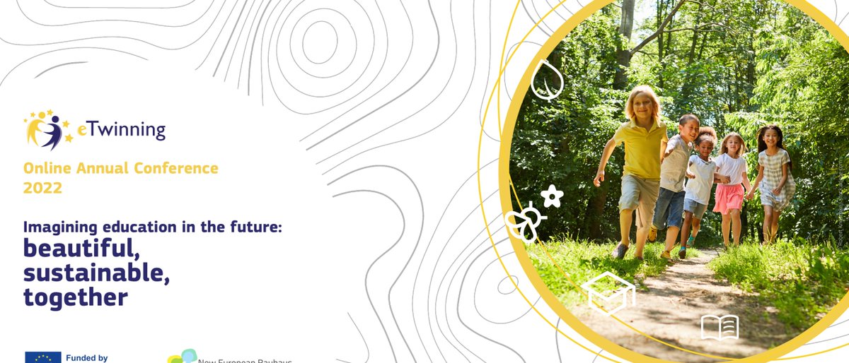 eTwinning_es's tweet photo. 📣Mañana a las 17:00h comienza la Conferencia Anual eTwinning 2022 #etwconf22
👀 Podrás ver en directo la ceremonia de entrega de Premios y las ponencias principales
📅 20 de octubre
Consulta el programa aquí  👉 https://t.co/Nxf8pkLfdX https://t.co/Jp7YdlRd7T
