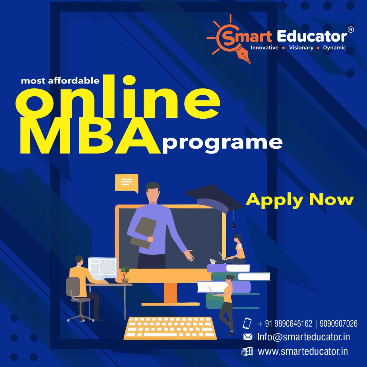 smart_educator's tweet photo. Find out why studying online is good for you and your career.🎓
Apply now in MBA🏅
.
.
For more Details Call/Watsapp -
9890646162 / 9090907026
.
#smarteducatoroffical #online #distancelearning #pune #pg #onlinestudy #register #learn #career #mode https://t.co/kRj7UxKJWv