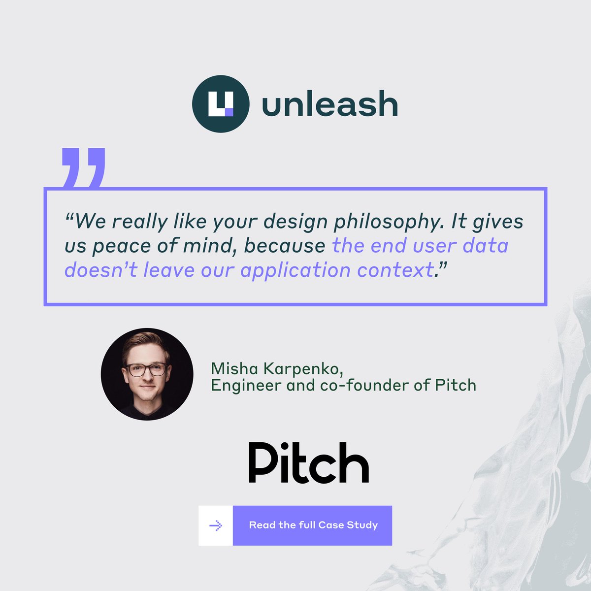 Privacy Built-in 🔒

<a href="/Pitch/">Pitch</a>, an organization driven by engineering with all teams working inside the product source code, found that with a rapidly growing user base, they needed a better way to scale.

Pitch was able to reduce its amount of hotfixes by 75 percent. How? 👇