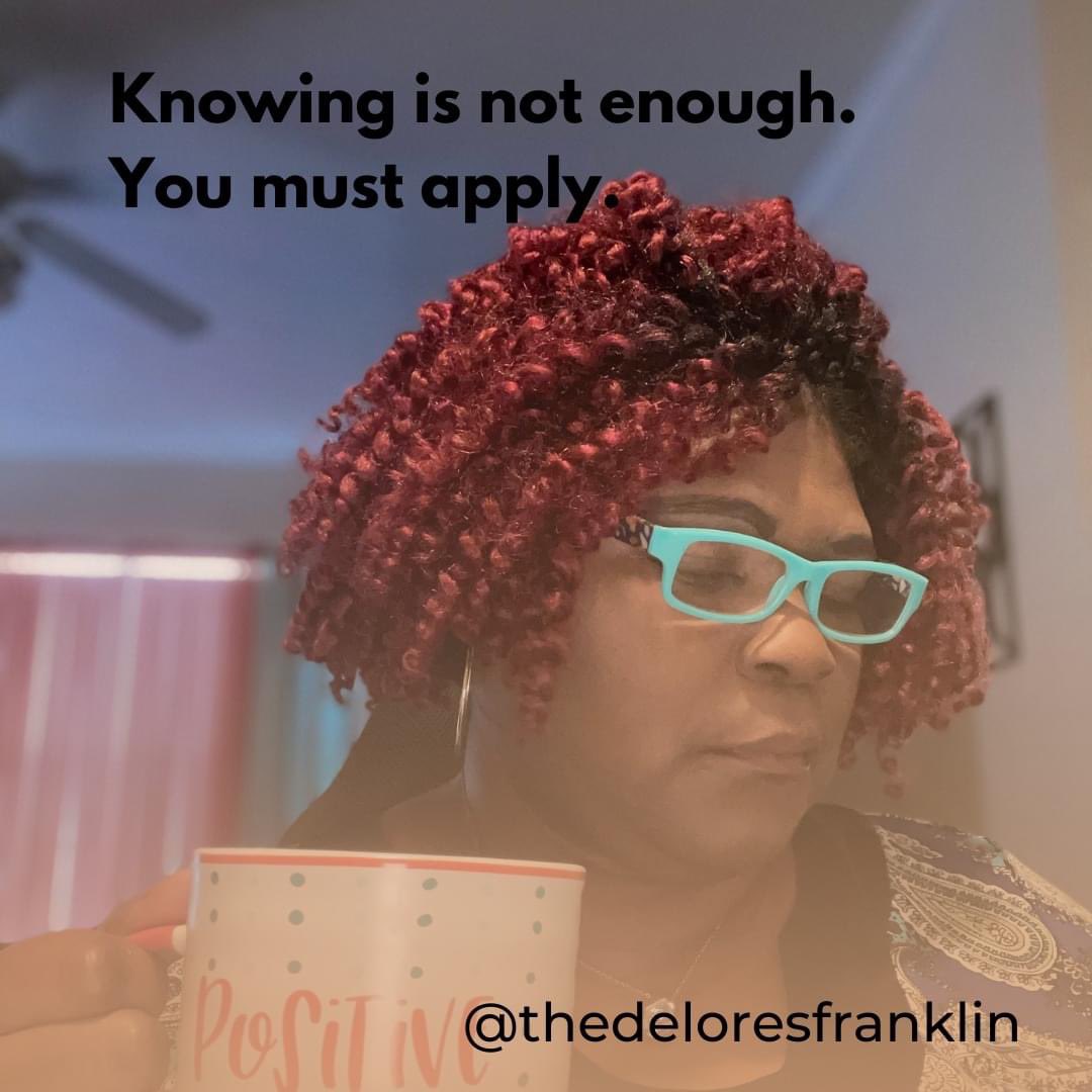 AskDelores's tweet photo. Knowing is not enough. You must apply. 

Find an accountability partner. Make a commitment to someone else for goals. 

You will no longer struggle alone with an accountability partner to discuss opportunity. 

 Profile setup click link in bio. https://t.co/F482iXoE8x