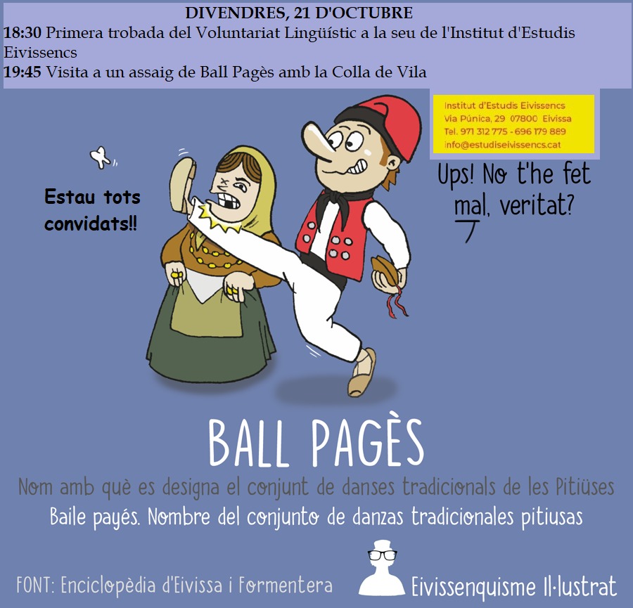IEEivissencs's tweet photo. 🔴Presentació de l'edició d'enguany del Voluntariat Lingüístic a la seu de l'IEE, divendres, 21 de novembre, a les 18:30 hores.

Presenten Fanny Planells i Tònia Escandell, encarregades de la iniciativa.

👉 Si saps català o t'interessa aprendre'n: https://t.co/KPIRp32jV5 https://t.co/3PIsIABrRW