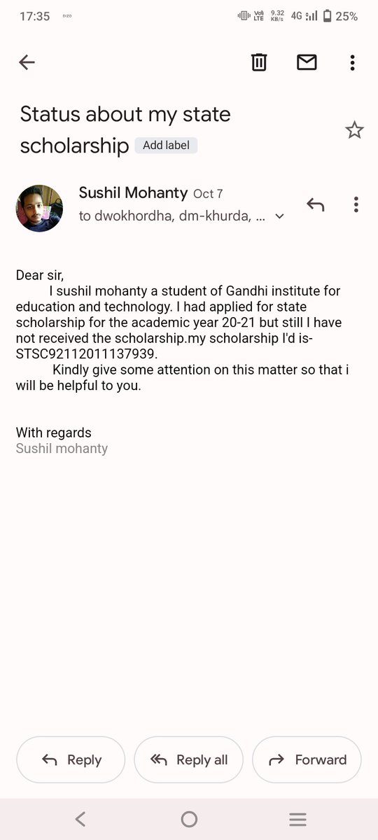 SushilM99658041's tweet image. #stscdev#Ranedrapratapsing#secychief#5tsarkar#cmoodisha  There was no reply from these mail .stsc.odisha.gov.in