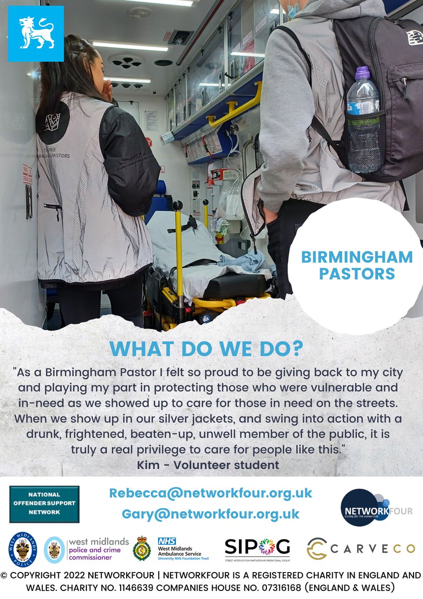 Super excited to launch <a href="/Networkfour/">NETWORKFOUR</a> #BirminghamPastors Student  Internship as part of the BCU Social Impact Fellowship. If you are a student looking to build your career skills, then we'd love you to get in touch &amp; join our team. You won't regret it rebecca@networkfour.org.uk