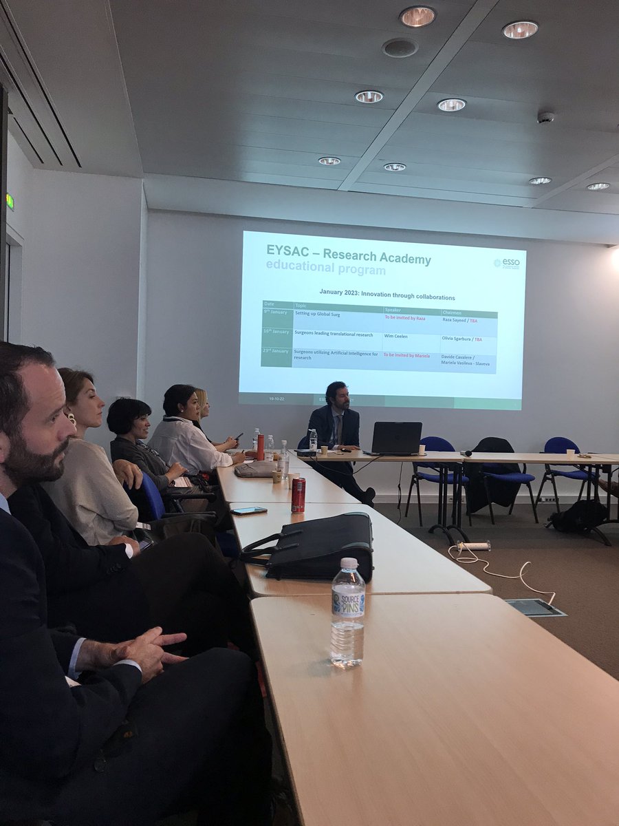European Society of Surgical Oncology (ESSO) (@essonews) on Twitter photo Our #youngsurgeons at <a href="/EYSAC1/">EYSAC</a> #ResearchAcademy meet to discuss 🗣 upcoming activities ➡️ bringing more exciting topics 🤩 <a href="/AndreasBrandl8/">Andreas Brandl</a> <a href="/WimCeelen/">Wim Ceelen</a> <a href="/JHHerreraK/">JHHerreraK</a> <a href="/MarielaVasilev7/">Mariela Vasileva</a> <a href="/Carmela_surgery/">Carmela Caballero</a> <a href="/SantracNada/">Nada Santrac</a> <a href="/LauraLorenzonMD/">Laura Lorenzon</a> <a href="/oliviawriting/">Olivia Sgarbura</a> <a href="/SchrageYvonne/">Yvonne Schrage</a> <a href="/DeliaCortesGuir/">Delia Cortés Guiral</a> #ESSO41 Our #youngsurgeons at <a href="/EYSAC1/">EYSAC</a> #ResearchAcademy meet to discuss 🗣 upcoming activities ➡️ bringing more exciting topics 🤩 <a href="/AndreasBrandl8/">Andreas Brandl</a> <a href="/WimCeelen/">Wim Ceelen</a> <a href="/JHHerreraK/">JHHerreraK</a> <a href="/MarielaVasilev7/">Mariela Vasileva</a> <a href="/Carmela_surgery/">Carmela Caballero</a> <a href="/SantracNada/">Nada Santrac</a> <a href="/LauraLorenzonMD/">Laura Lorenzon</a> <a href="/oliviawriting/">Olivia Sgarbura</a> <a href="/SchrageYvonne/">Yvonne Schrage</a> <a href="/DeliaCortesGuir/">Delia Cortés Guiral</a> #ESSO41