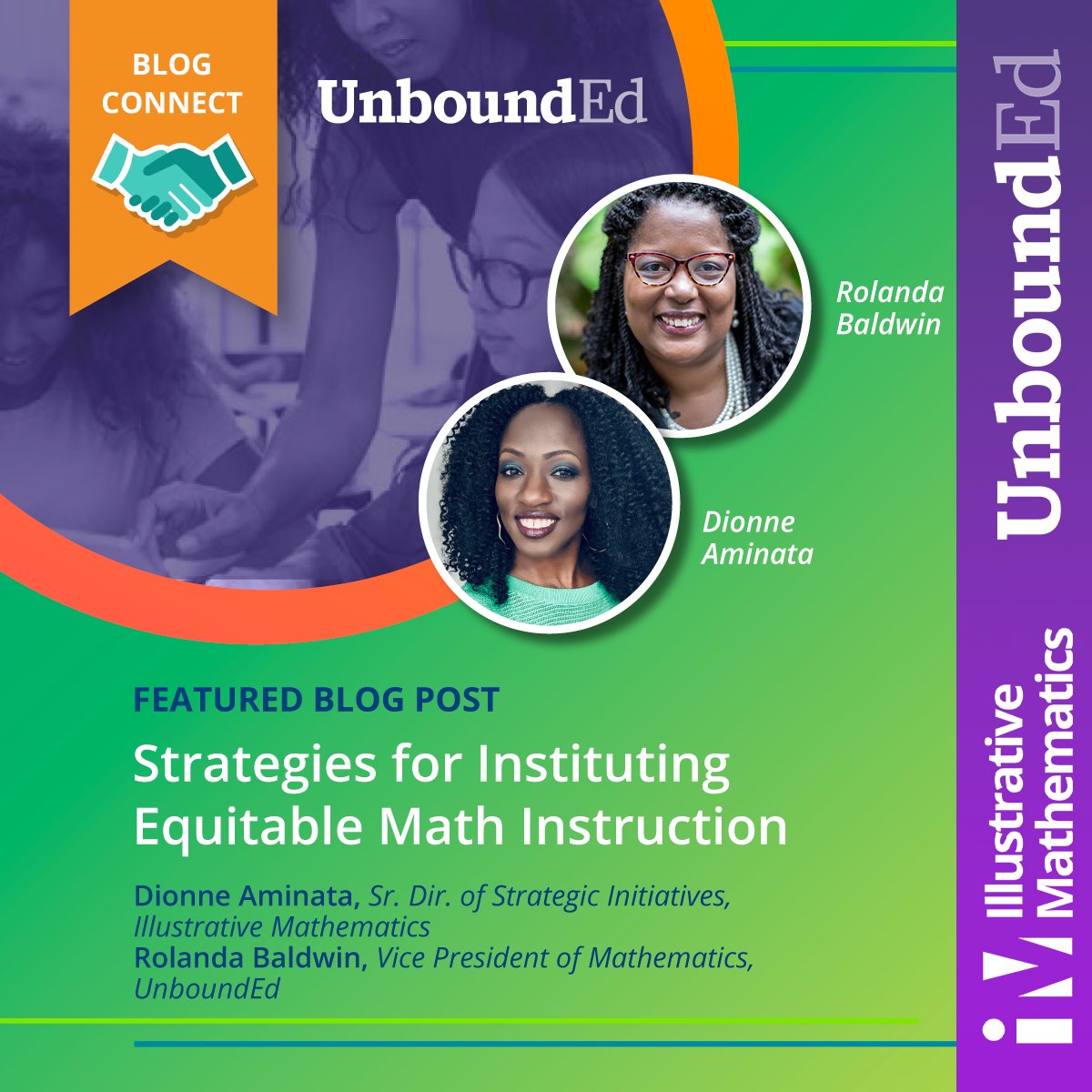 UnboundEd and <a href="/IllustrateMath/">Illustrative Mathematics</a> have teamed up to provide educators with the ultimate toolbox of "Strategies for Instituting Equitable Math Instruction." Read our joint blog by IM's SD of Strategic Initiatives, @dionnedance, and our VP of Math, @roknowsmath: ubnd.org/3Tr2aYQ