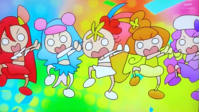 #トロプリ思えば逆作画崩壊とまでは言わないけど同じアニメとは思えないほどおかしい 