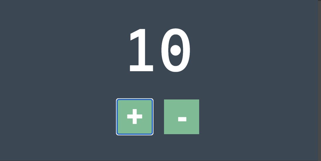 rokcode's tweet image. react counting app. useState Hook #react #app