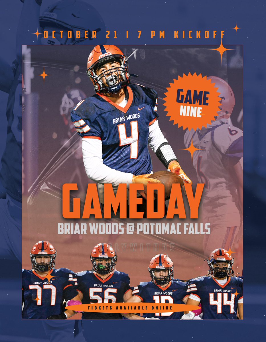 On the road again as we take on one of the most dangerous players in <a href="/StevenRiveros8/">Steven Riveros</a> and <a href="/pfhsathletics/">PFHS Athletics</a> ! <a href="/BWHSFootball/">Briar Woods HS Football</a> looks to pull off the upset as they continue their path to the playoffs …follow the flock for this marquee matchup 🎥