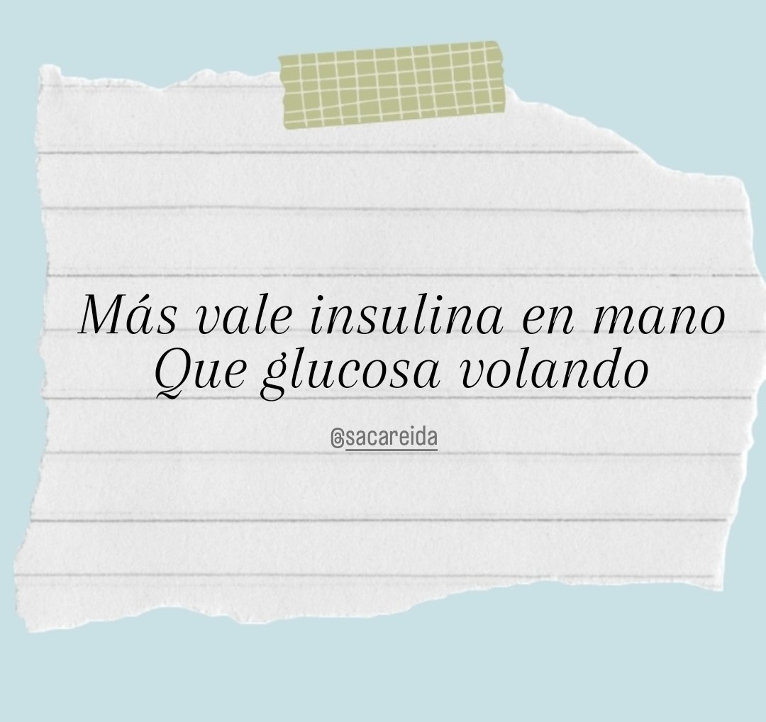 sacareida's tweet photo. 📝 Nota Mental: Revisar que lleve la insulina siempre encima antes de salir😉.

Refranero diabetil.

#insulinarapida #insulina #diabetes #diabetestipo1 #diabetestipo2 #diabeteslada #vidasocialydiabetes #vivircondiabetes #nodeslaespaldaladiabetes #dulcesguerreros #sweetwarrior https://t.co/DOF8C0GPGo
