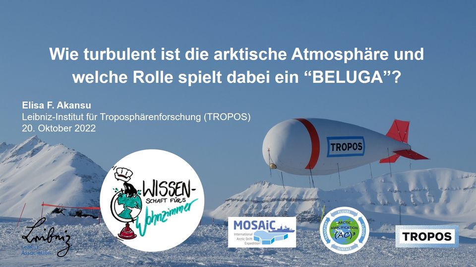 Bei #WissenschaftfürsWohnzimmer @AWIs4Future geht es am Donnerstag (20.10.) ab 20:30 Uhr um die arktische #Atmosphäre & „#BELUGA“. Elisa F. Akansu @TROPOS_de berichtet über @HALOAC3 in Ny-Ålesund: youtube.com/watch?v=ckjg98… / @LeibnizWGL @MOSAiCArctic  #AC3TR @dfg_public @UniLeipzig