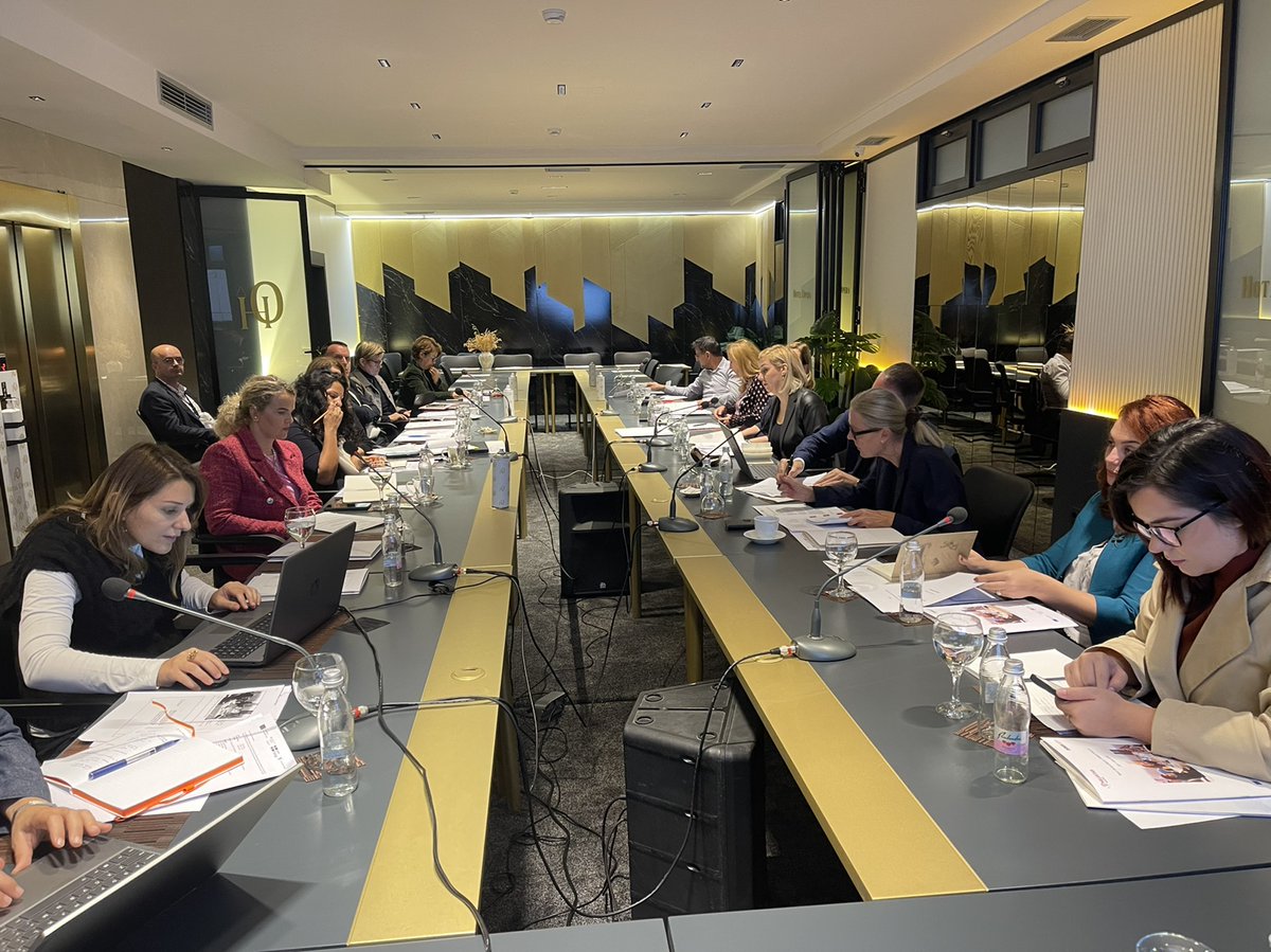 MPL_KS's tweet photo. Steering Commission: MLGA &amp;donors/Demos, held 2mtg chaired by Deputy Secretary General of MLGA, Venera Cerkini who thanked donors for their continuous commitment. During the mtg w presented &amp;approved all points related to Municipal Performance Grant, transitory plan of Demos etc https://t.co/HTM5YrsBS1