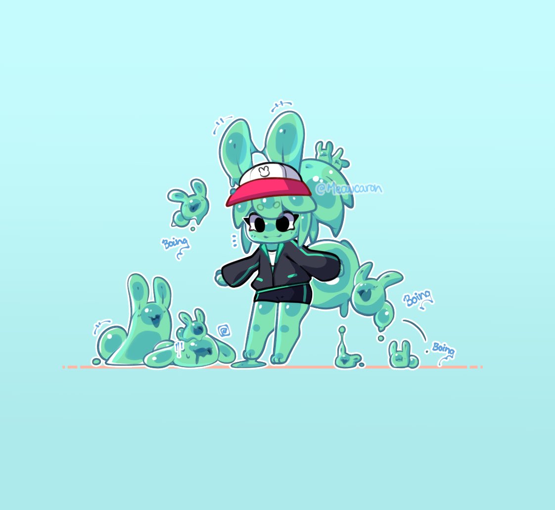 MeowcaronSFW's tweet photo. Bubbles and her bunney friends! https://t.co/LqGkUXLMjx