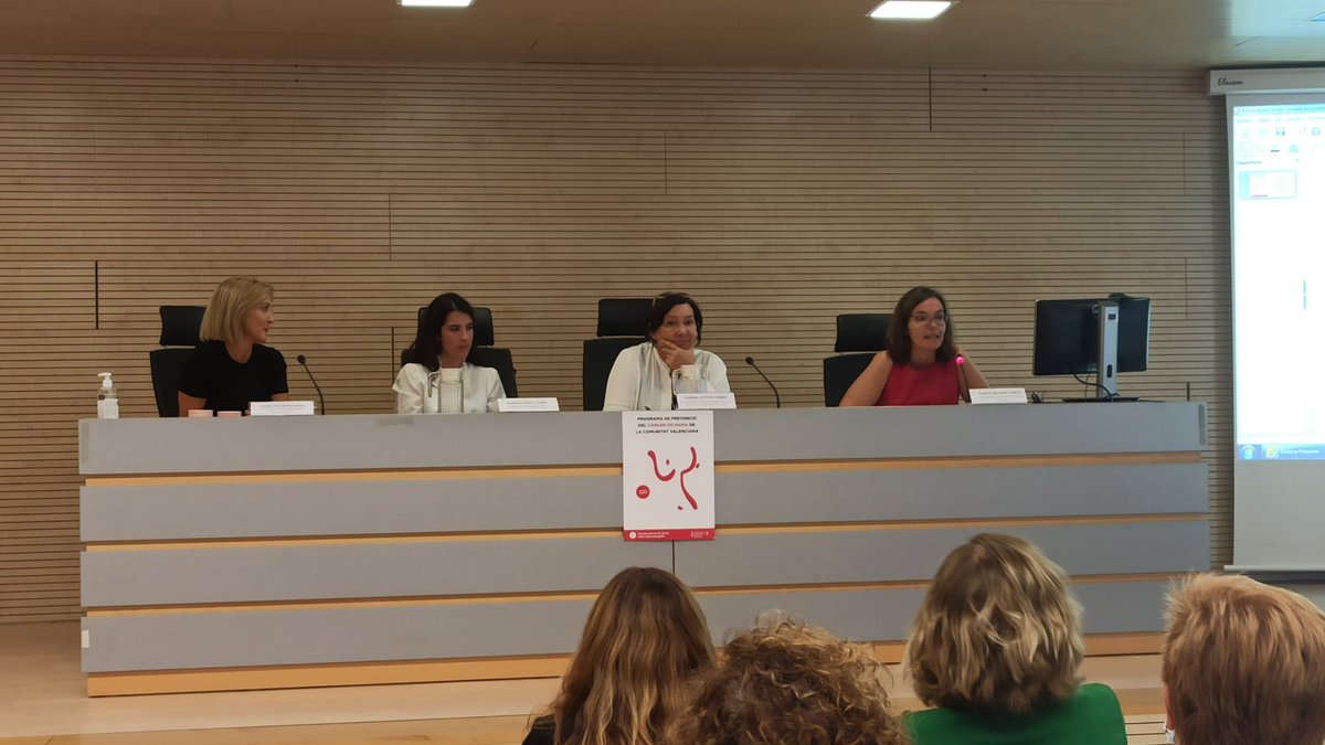 👥Marina Pinto y Susana Castán, investigadoras de Fisabio, participan en el debate: “El futuro depende de lo que hagamos hoy”

ℹ️La mesa se encuadra en el 30 aniversario del programa de prevención del cáncer de mama de la Comunitat Valenciana <a href="/GVAsanitat/">GVA Sanitat</a>