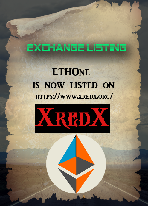 EtherOneChain's tweet photo. ETHOne is now available on XREDX Platform. https://t.co/N8zNGQy4yX