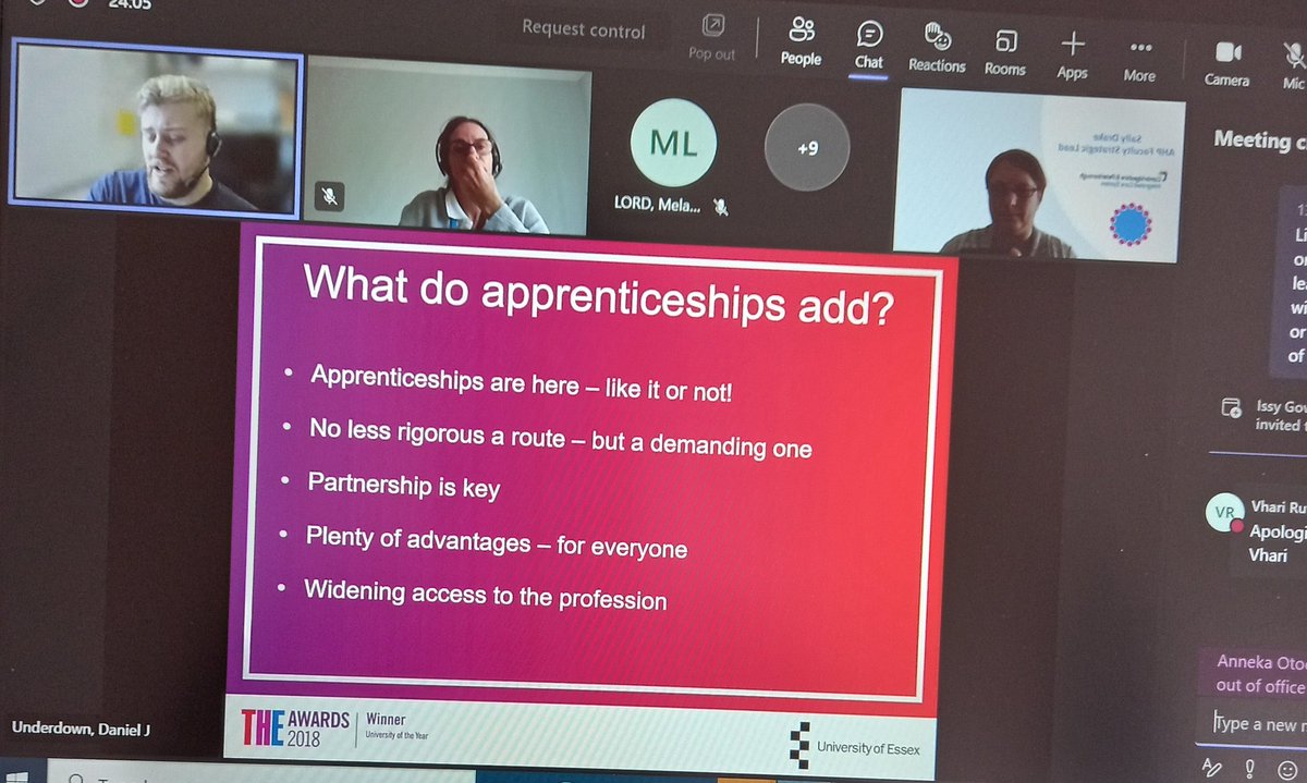 Why #apprenticeships? #WideningParticipation #LearningStyles #RewardingbutChallenging #linkpracticetotheory #RouteToAdvanceCareer