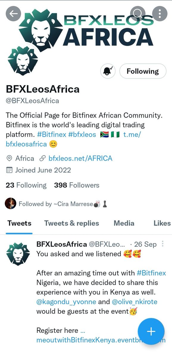 Emmanuel_MBG's tweet photo. @InvestorNnKay @BFXLeosAfrica Done ma'am 🤲 https://t.co/1xNamEmZGl