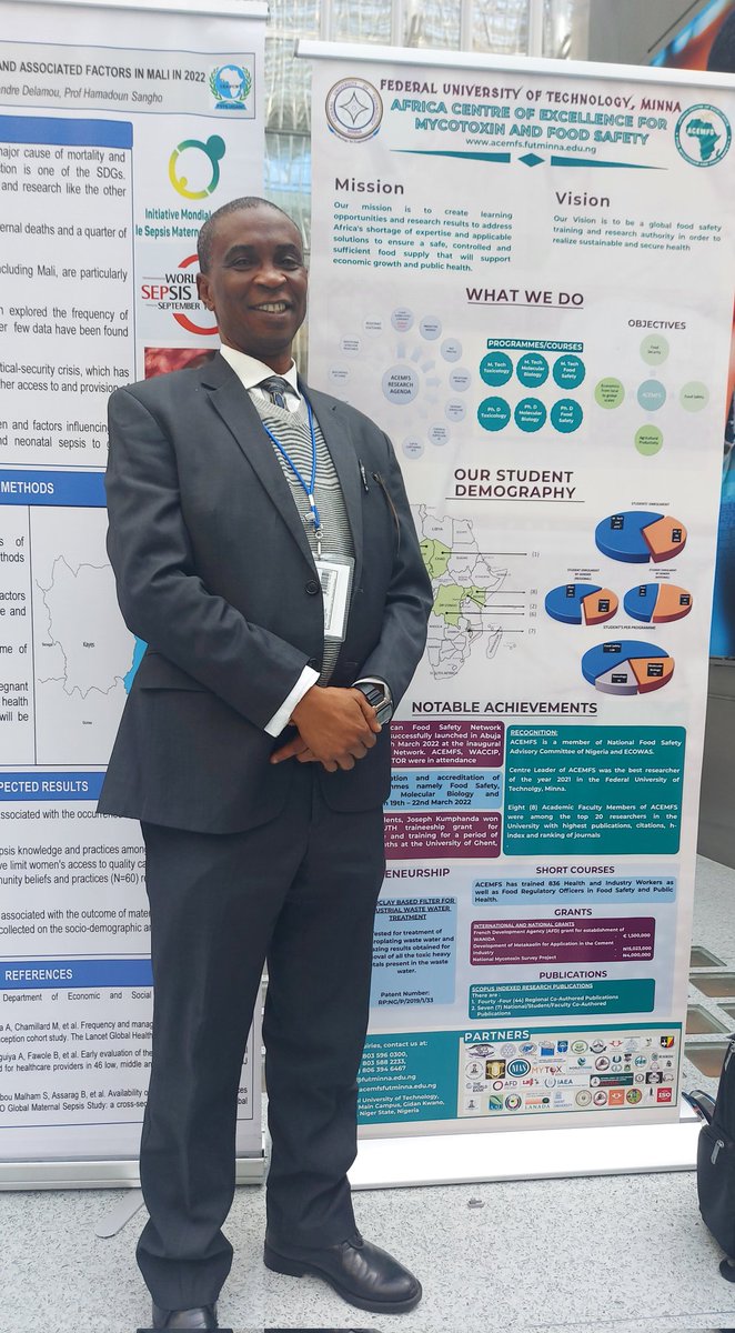 WANIDA_ACEs's tweet photo. @acemfsfutm achievements on Mycotoxin & Food safety presented by Prof Hussaini Makun at the @the_ACEProject high-level event “The Africa Higher Education Centers of Excellence: A Pathway towards Sustainable Development" at the World Bank #WashingtonDC #ACEImpact #ACEPartner https://t.co/xOQwFkuVKQ