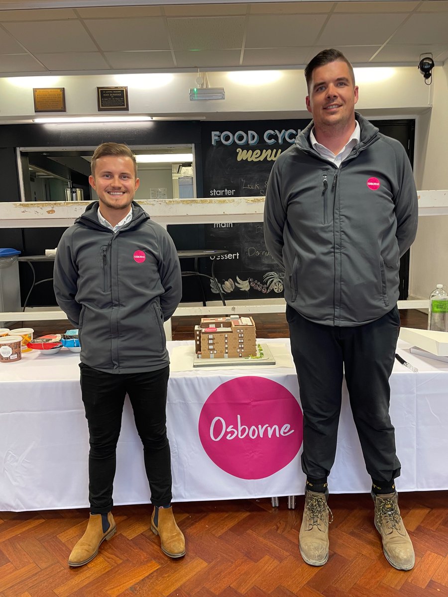 James Fisher and Steve Smith from the Finsbury Park Andover Estate project team getting ready for todays #ToppingOut ceremony, a traditional celebration held when the build reaches its highest point. #LondonConstruction #FinsburyParkCommunity