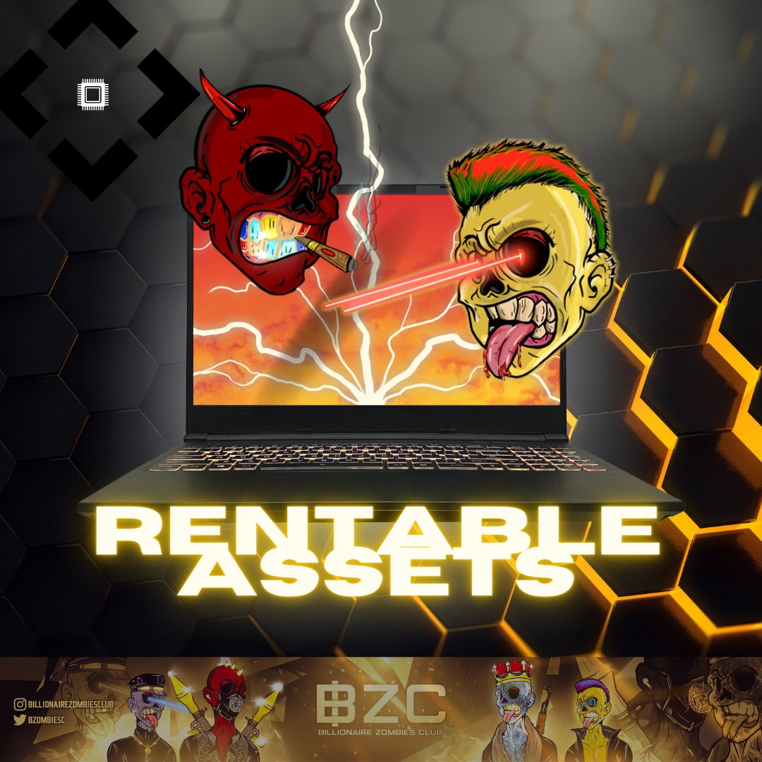 #StrongHODLz ensures every single BZC asset gets utilized and rewards the owner. Rentable assets let's you put your zombies to work, even if they aren't on your game board.