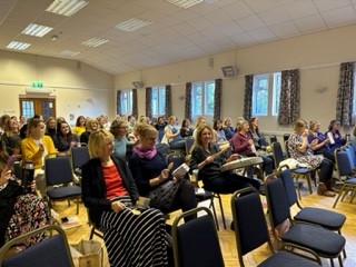 WarwickshireSLT's tweet photo. We had a great collaborative learning event across the Divisions yesterday.
Adult and Children’s Speech and Language Therapy Teams Best Practice Day brought a lot of fun and learning. Such a positive and uplifting day. Let’s do it again next year.
@nhsswft @timetotalkwarks @RCSLT https://t.co/k2jFcJOU63