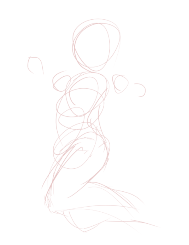 大体のポーズ決まったので寝る。明日はこれ完成させて明後日からネーム切らなきゃ。 